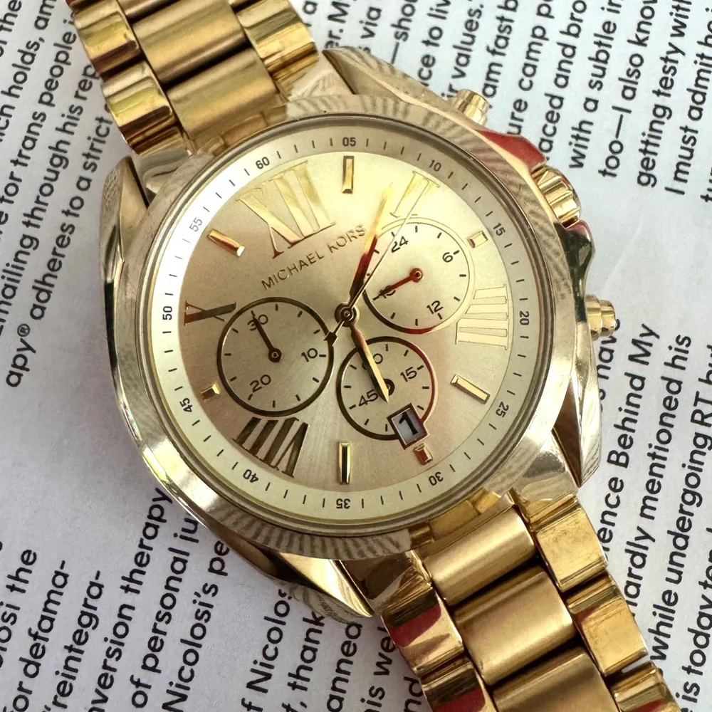 Michael Kors Gold Chronograph Women's Watch